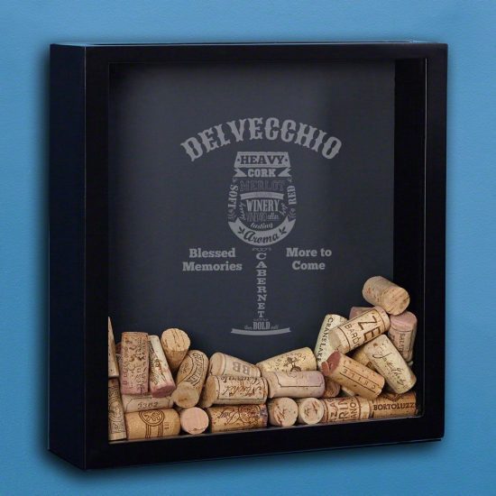 Cork Shadow Box for Fathers