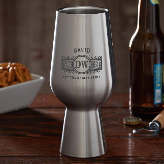 Stainless-Steel Pint Glass