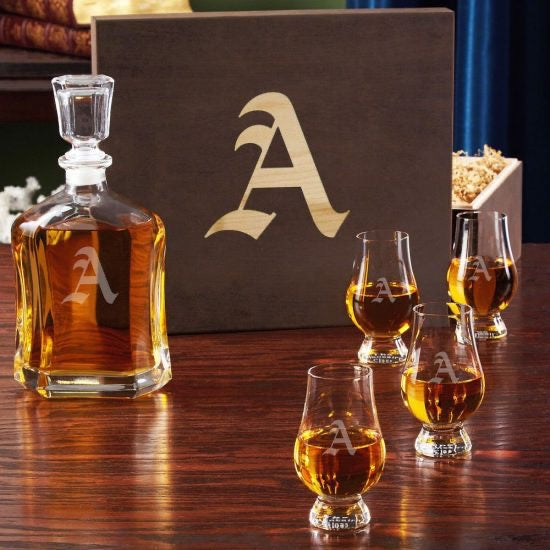 Whiskey Gift Set with Glencairn Glasses