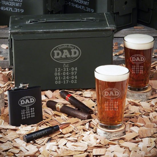 Ammo Can Beer Gift Set for Dad