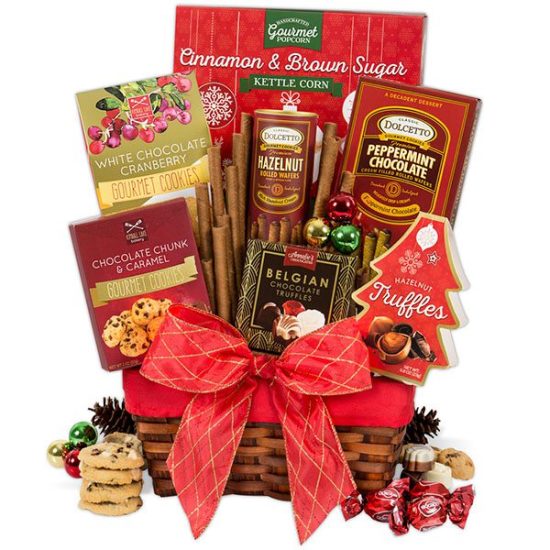 Traditional Christmas Treats Gift Basket