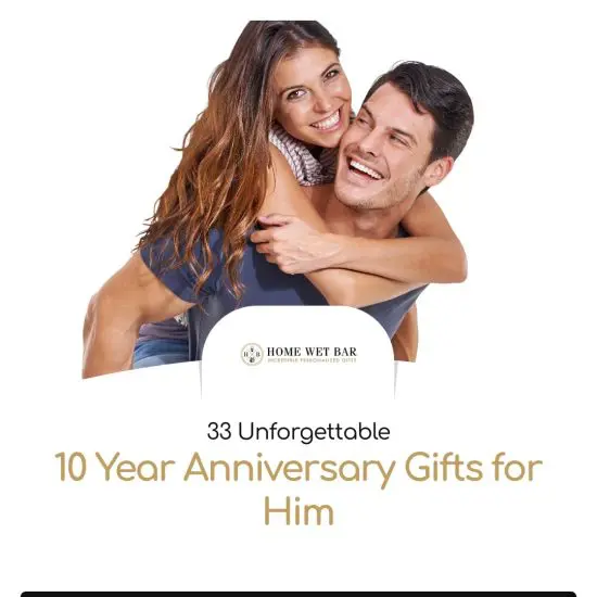 10 Year Anniversary Gifts for Him