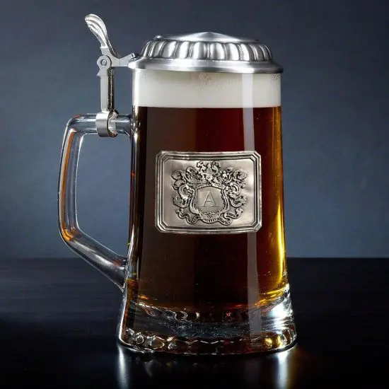 Unique Personalized Beer Stein 10 Year Anniversary Gifts for Men