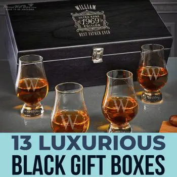13 Luxurious Black Gift Boxes