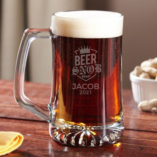 Engraved Beer Mug Gift for Brothers-In-Law That Love Craft Brews