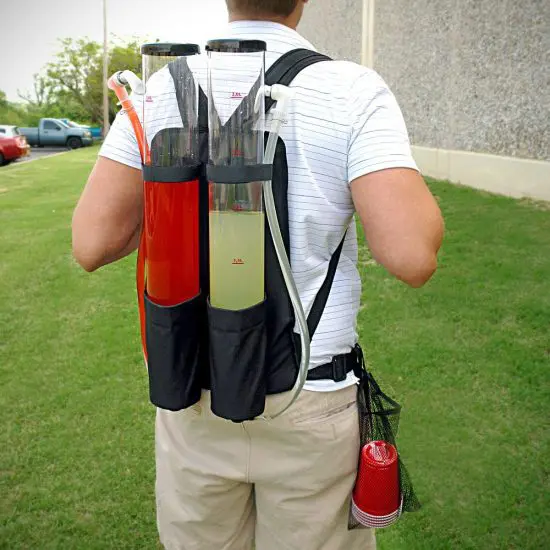 Backpack Drink Dispenser Makes an Unusual Gift for Men That Love to Tailgate
