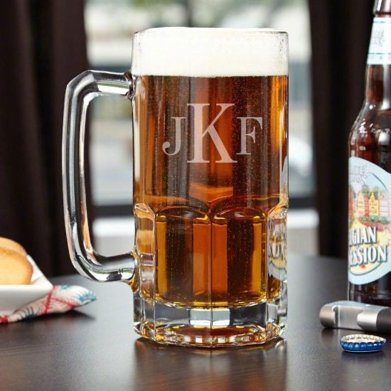 Huge Monogrammed Beer Mug