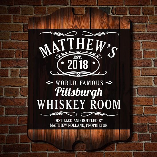 Personalized Bar Sign Gifts for Old Men