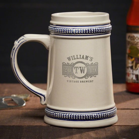A Ceramic Beer Stein is a Cool and Inexpensive Gift for Men