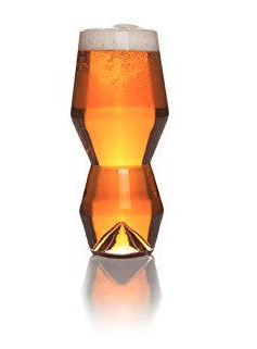 Crystal Geometric IPA Beer Glass