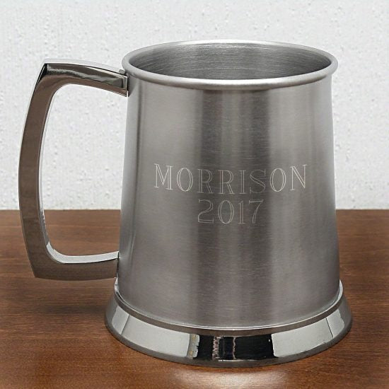 Engraved Pewter Mug