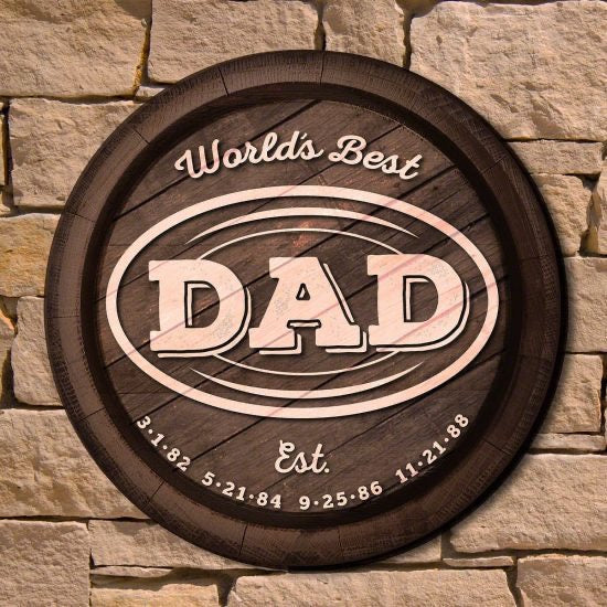 Custom Wooded New Dad Sign