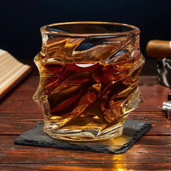 Molded Whiskey Glass
