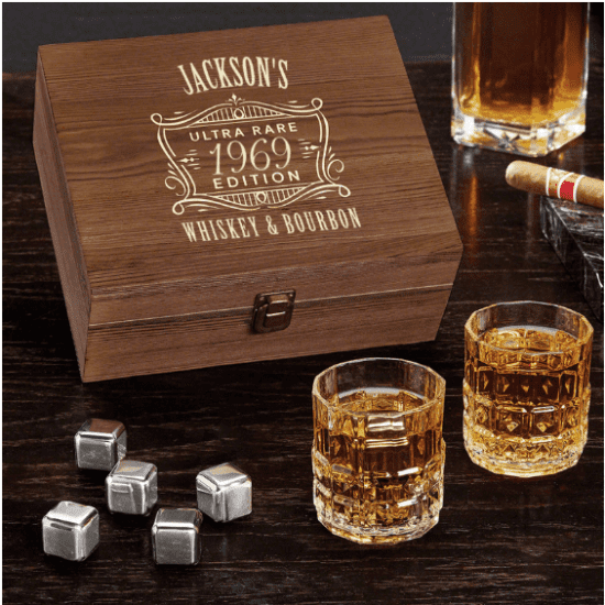 Custom Best Whiskey Glasses Box Set