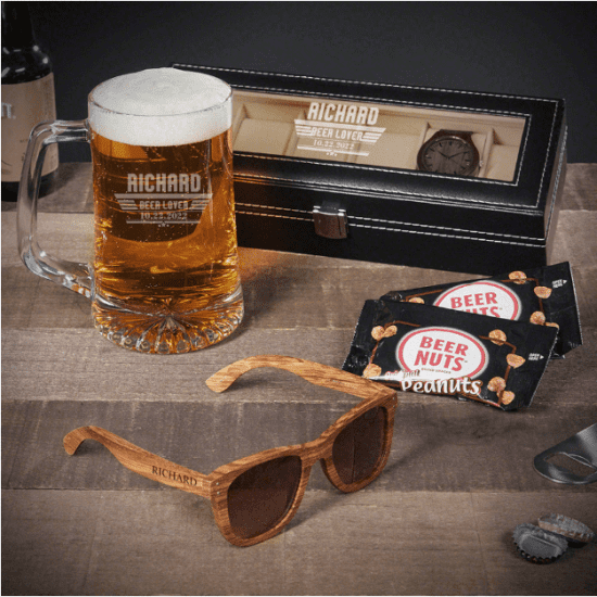 Custom Watchcase with Beer Accessories and Gifts