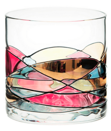 Stained Glass Whiskey Tumbler
