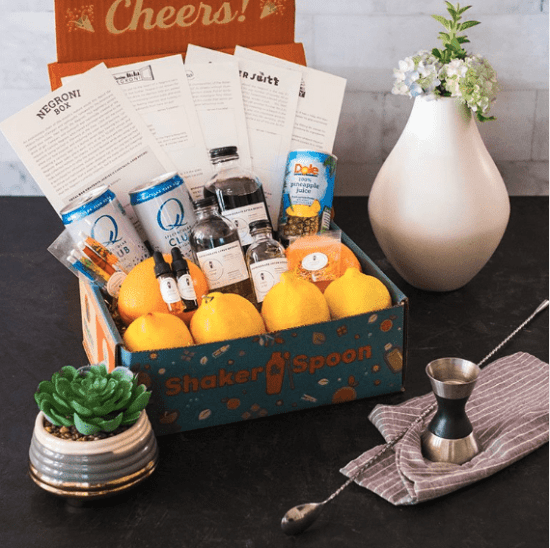 Shaker and Spoon Cocktail Subscription Box
