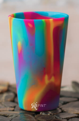 SiliPint Tye Dye Silicone Pint Glass