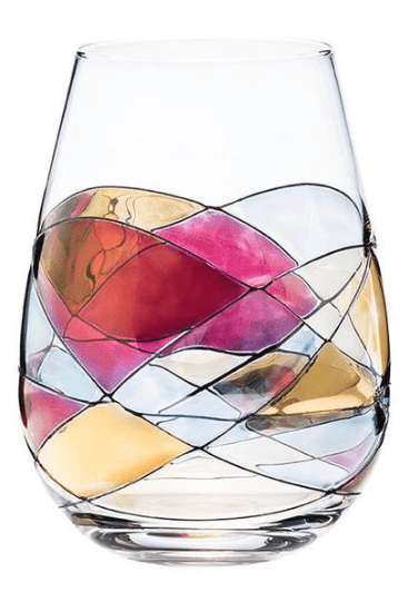 17 oz Stemless Wine Glass Goblet I Turned 25 Twice 50th Birthday Funny 