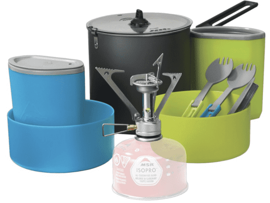 Outdoor Cooking Pot Set with Stove