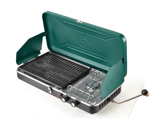 2 in 1 Portable Outdoor Grill and Stove