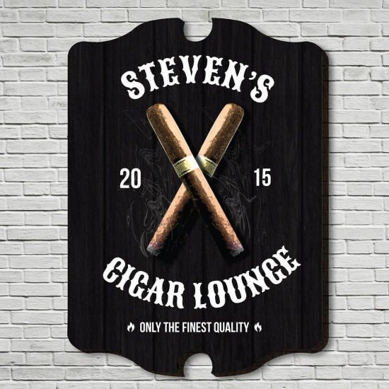 Fine Cigar Bar Sign