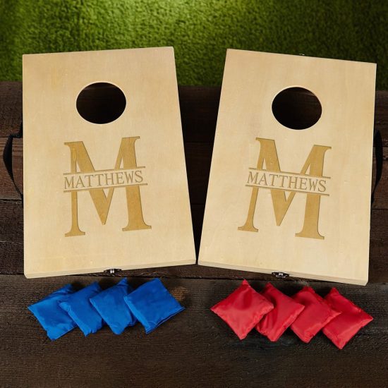 Personalized Bean Bag Toss Game Set