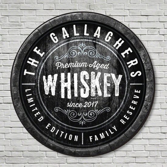 Custom Wooden Whiskey Sign