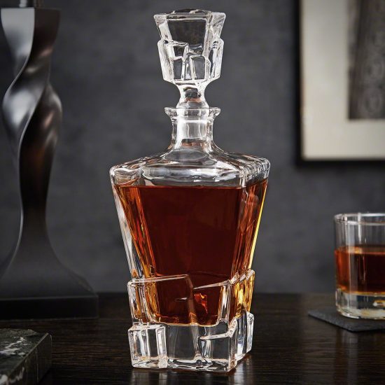 Ice-Shaped Decanter for Bourbon
