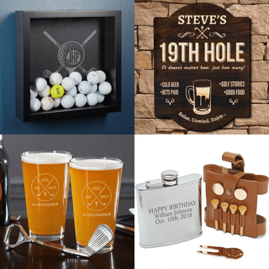 DIY Golf Lover Mens Christmas Gift Set