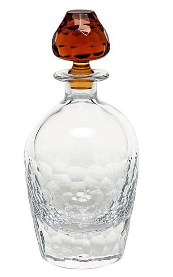 Sophisticated Topaz and Crystal Decanter