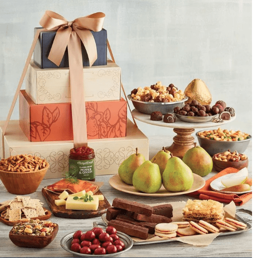 Sweet and Savory Food Gift Basket