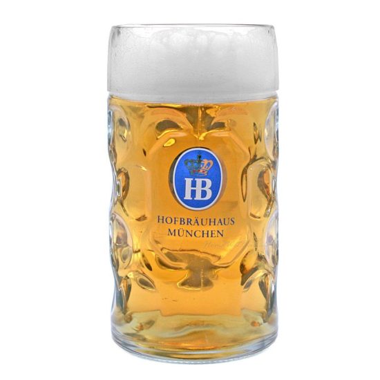 Hofbräuhaus Glass Beer Mug