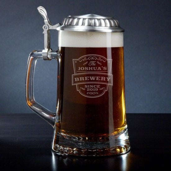 Engraved Craft Beer Gift Beer Stein