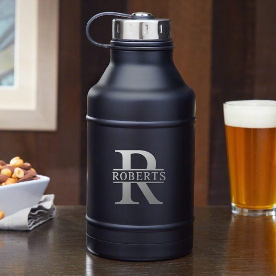 Engraved Stainless Steel Growler