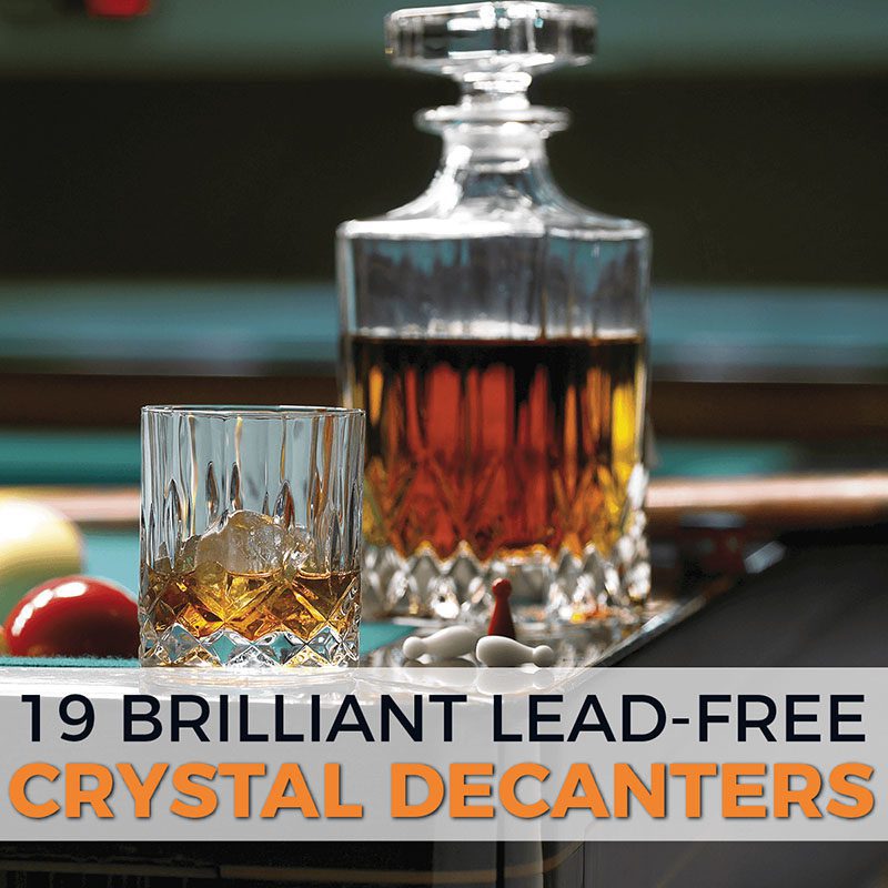19 Brilliant Lead-Free Crystal Decanters