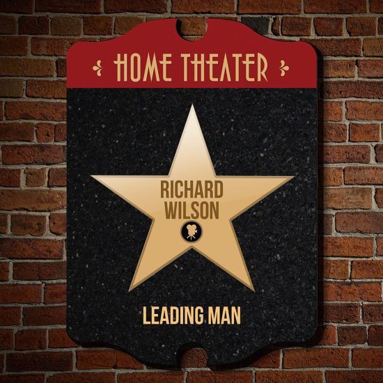Gold Star Movie Theater Sign
