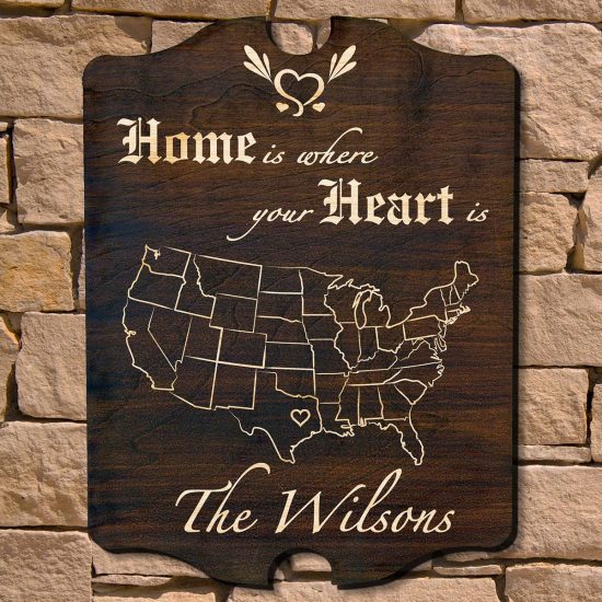 Home is Where the Heart Is Sign