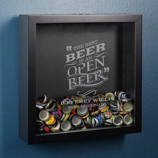 Bottle Cap Shadow Box