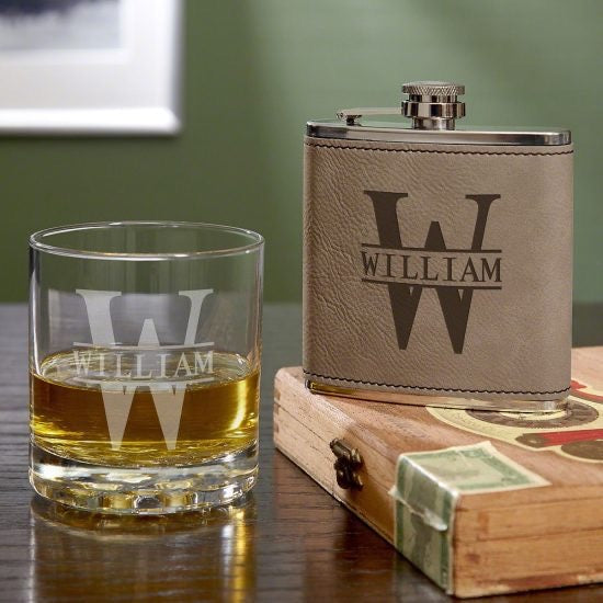 Liquor Glass and Hip Flask Liquor Gifts