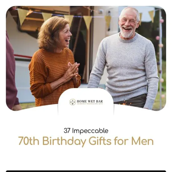 70th Birthday Gifts for Men