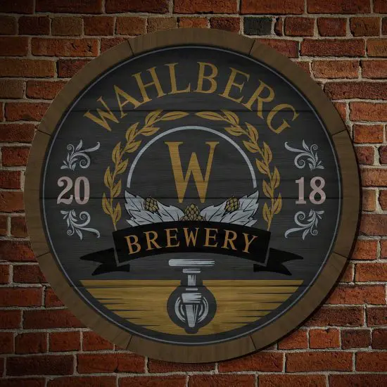 Personalized Brewery Bar Sign