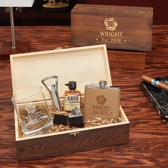 Unique Whiskey Set of Inexpensive Gifts for Men