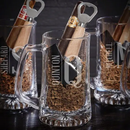 Cigar Beer Gift Ideas Set