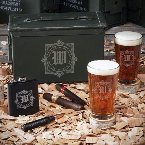 Custom Beer and Flask Ammo Can