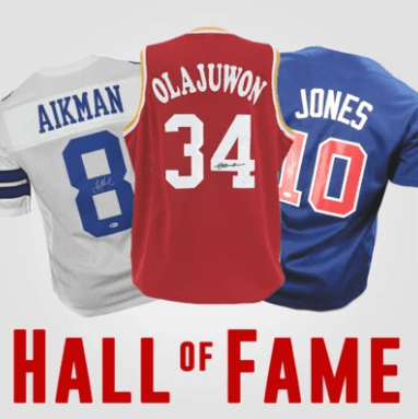 Hall of Fame Jerseys