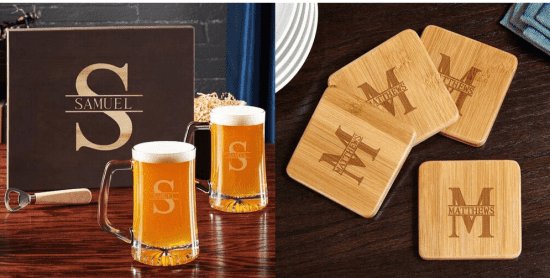 Engraved Beer Gift Crate
