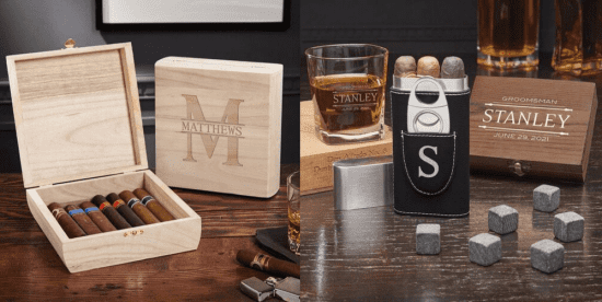 Personalized Cigar Gift Set