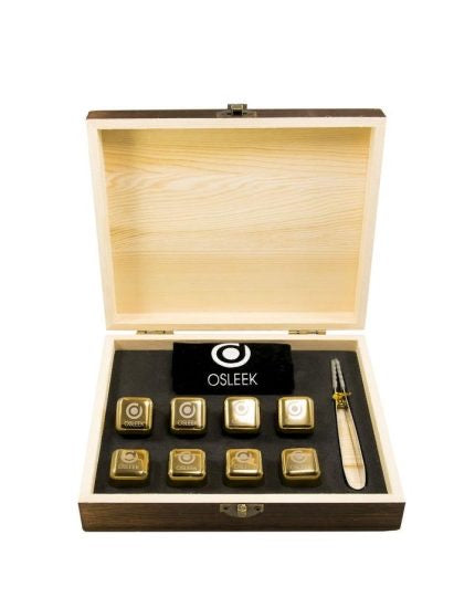 Stainless Steel Whiskey Stone Set in Bamboo Case – HOT TOPS GRAPHICS