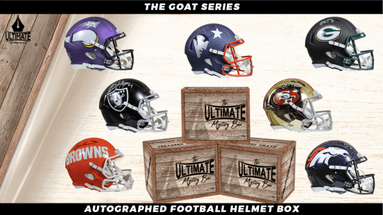 Autographed Helmet Crate